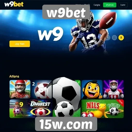 A variedade de jogos disponíveis no w9bet